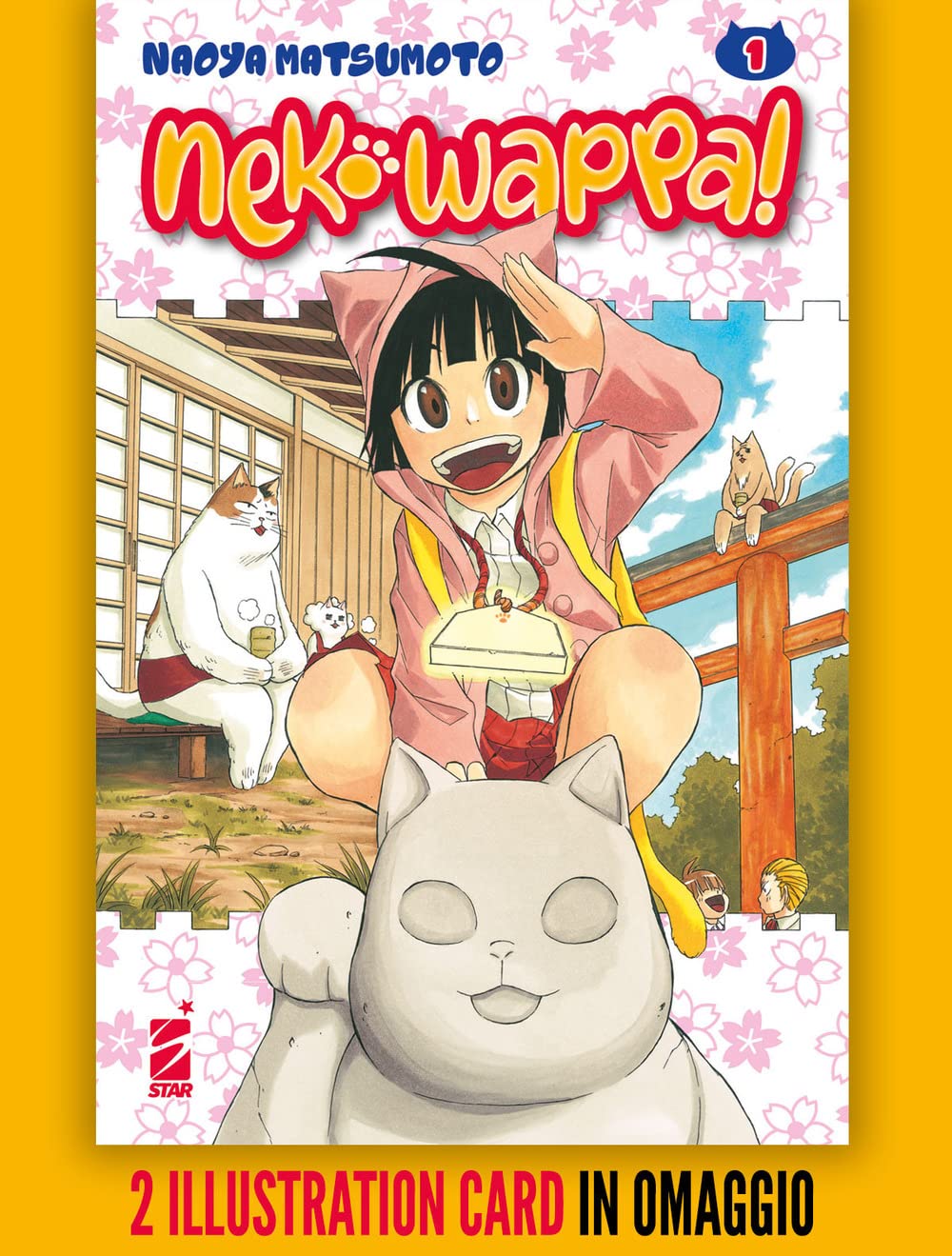 Neko Wappa! Con 2 illustration card (Vol. 1) book