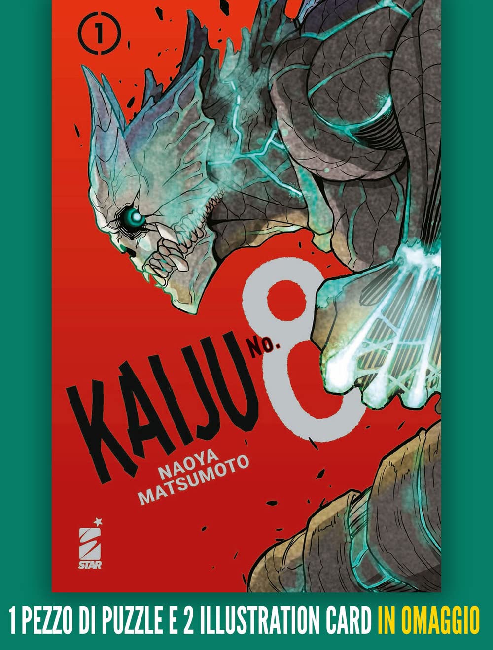 Kaiju No. 8. Con 1 pezzo di puzzle. Con 2 illustration card (Vol. 1) Manga