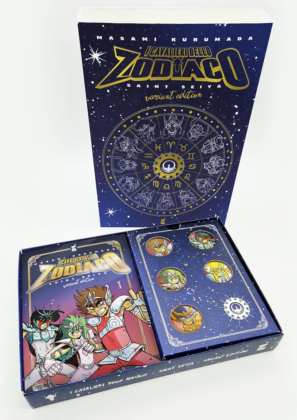 I cavalieri dello zodiaco. Saint Seiya. Final edition. Ediz. variant. Con Star card da collezione. Con 5 spillette (Vol. 1) Comics & Mangas