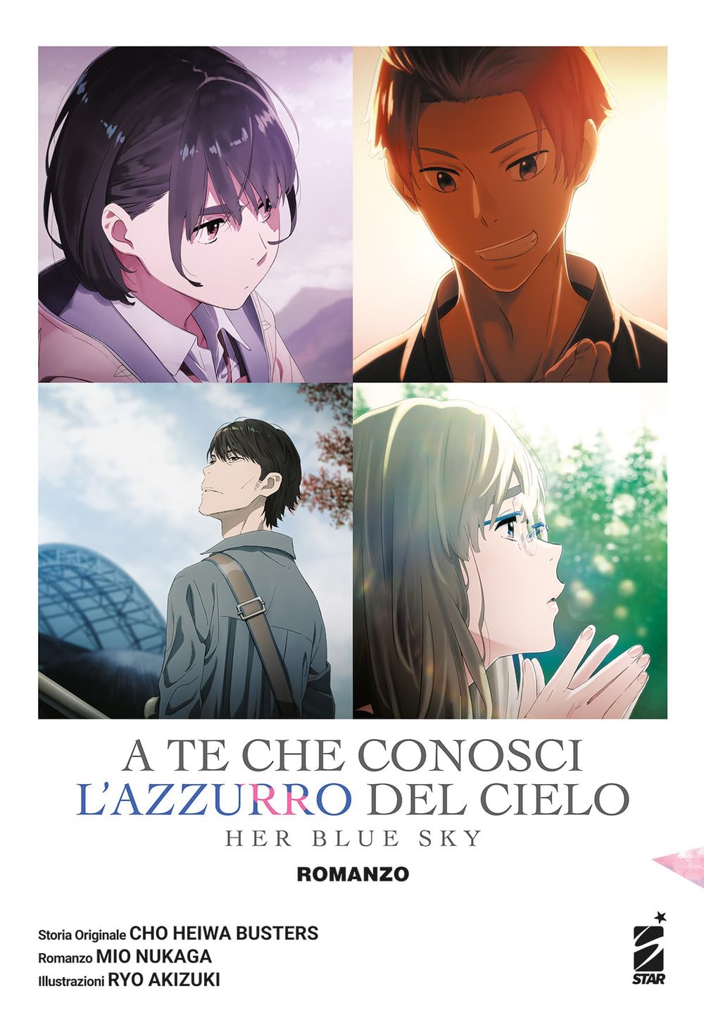 A te che conosci l'azzurro del cielo. Her blue sky Contemporary literature