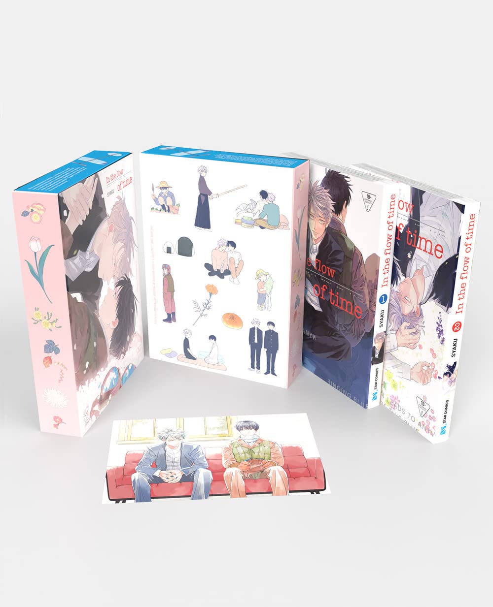 In the flow of time. Box. Con Illustration card (Vol. 1-2) (Queer) Manga