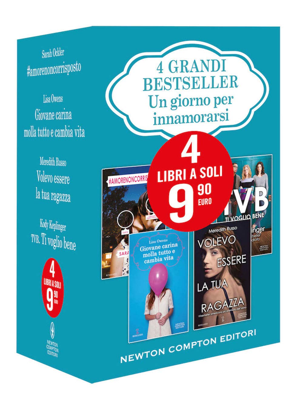 4 grandi bestseller. Un giorno per innamorarsi: Giovane carina molla tutto e cambia vita-#amorenoncorrisposto-Volevo essere la tua ragazza-TVB. Ti voglio bene book