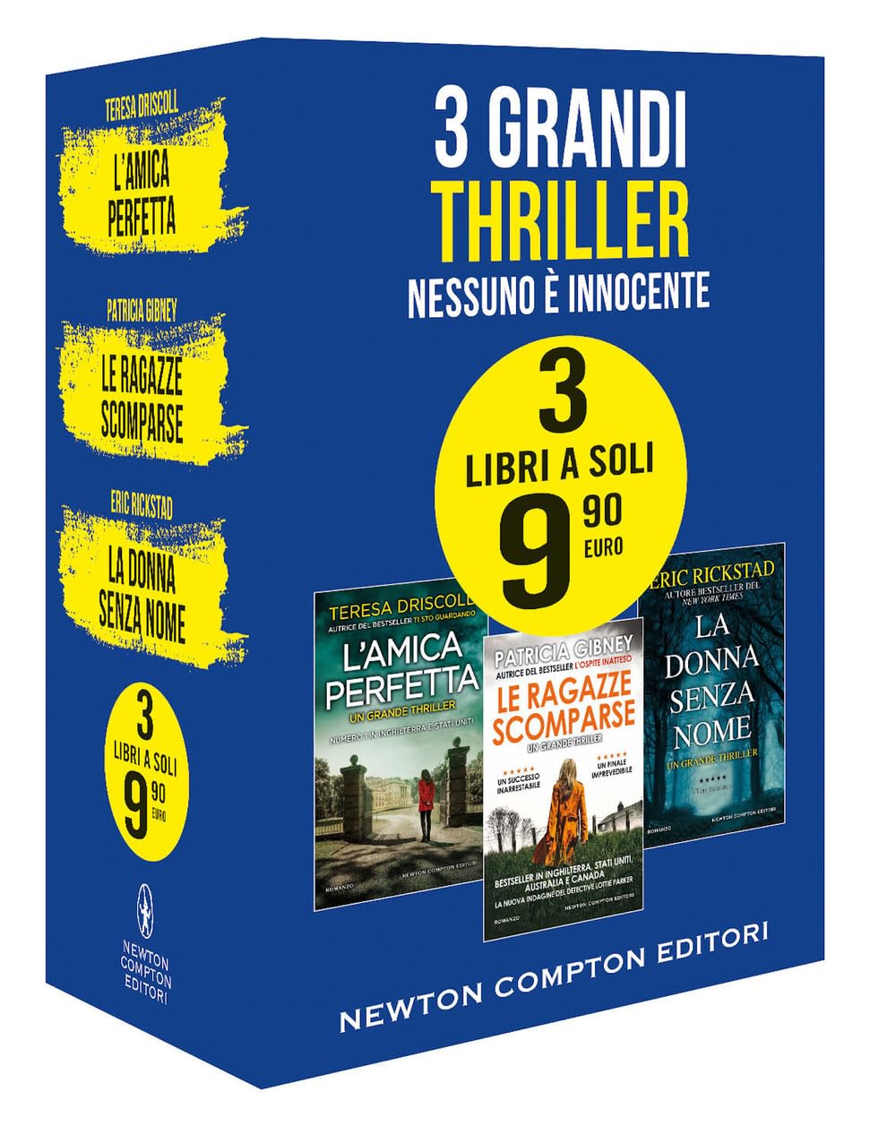 3 grandi thriller. Nessuno è innocente: L'amica perfetta-Le ragazze scomparse-La donna senza nome Contemporary literature