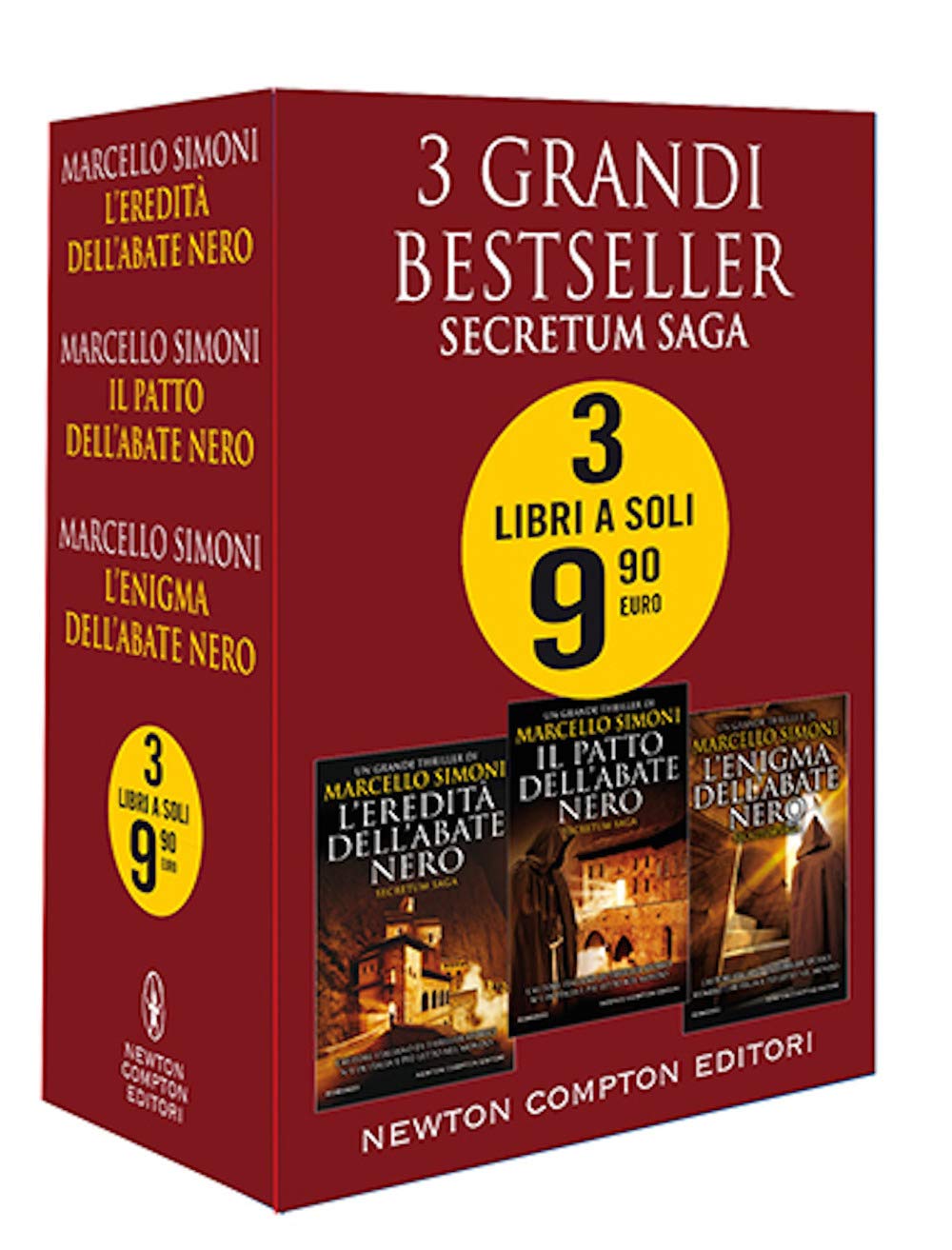 3 grandi bestseller. Secretum Saga: L'eredità dell'abate nero–Il patto dell'abate nero–L'enigma dell'abate nero book