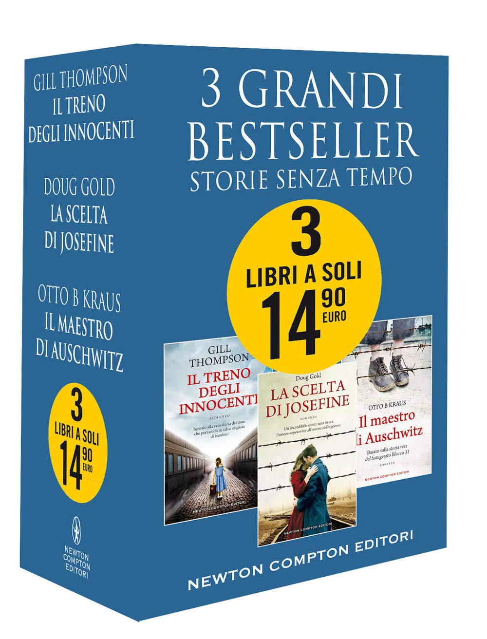 3 grandi bestseller. Storie senza tempo: Il treno degli innocenti-La scelta di Josefine-Il maestro di Auschwitz book