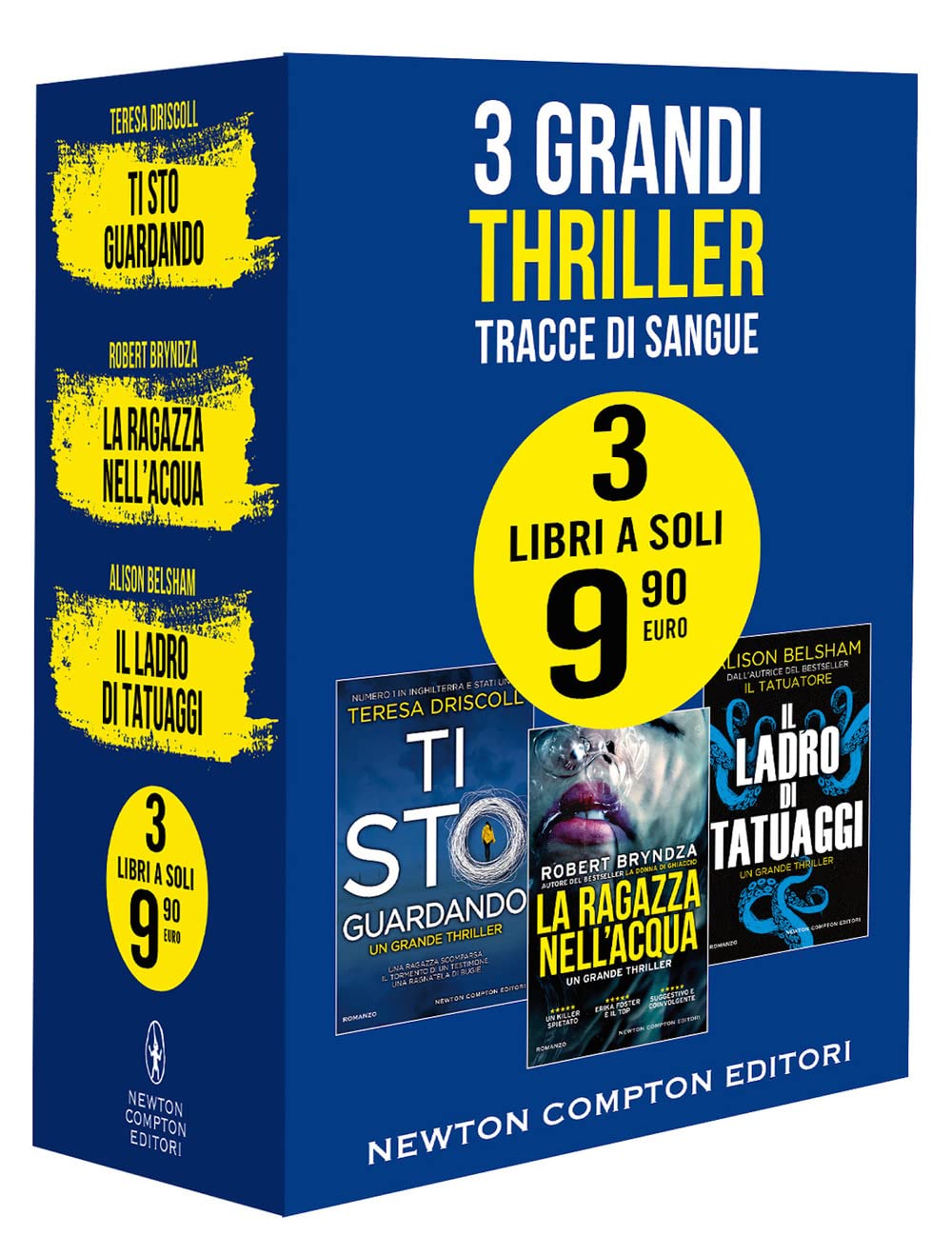 3 grandi thriller. Tracce di sangue: Ti sto guardando-La ragazza nell'acqua-Il ladro di tatuaggi book