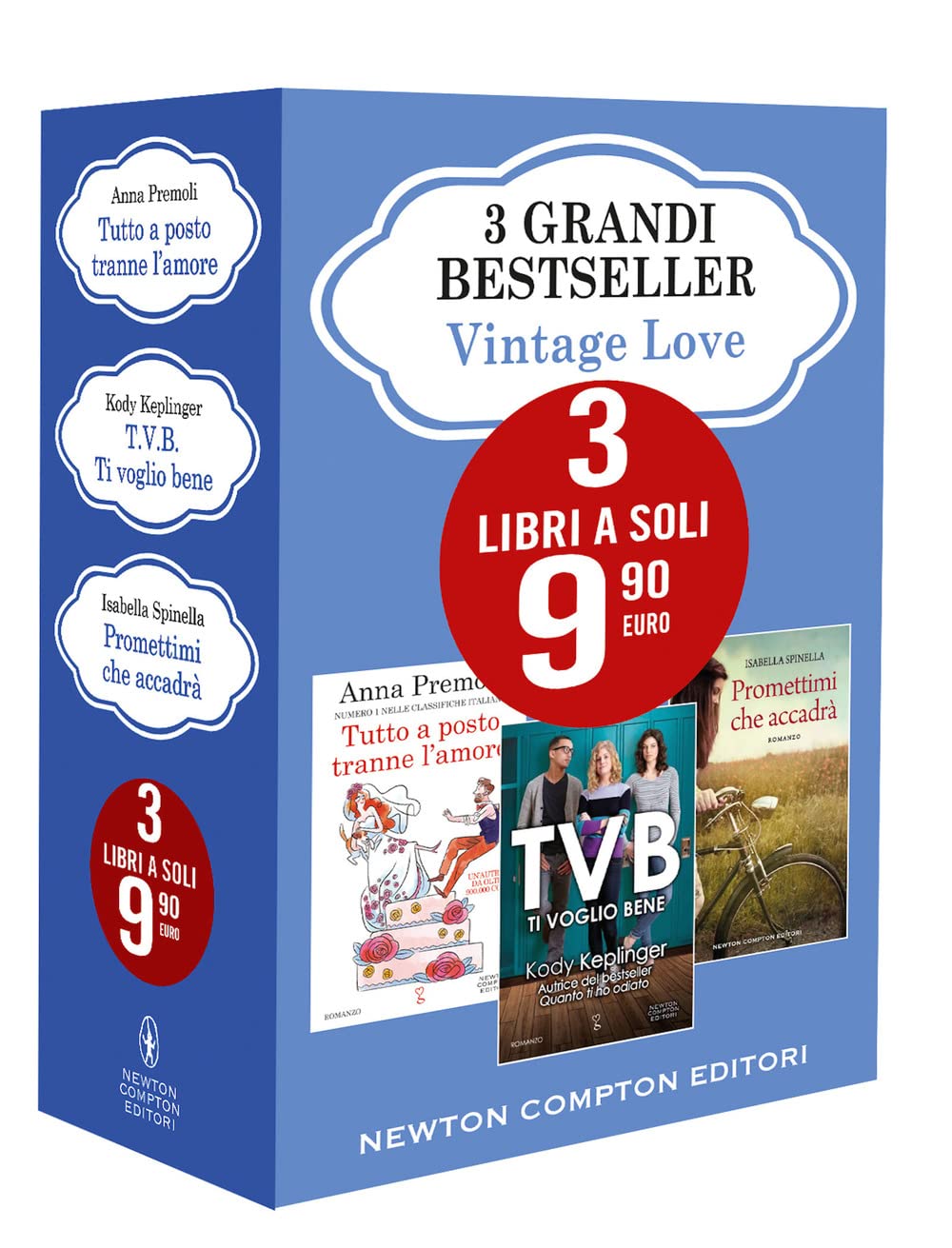 3 grandi bestseller. Vintage love: Tutto a posto tranne l'amore-T.V.B. Ti voglio bene-Promettimi che accadrà book