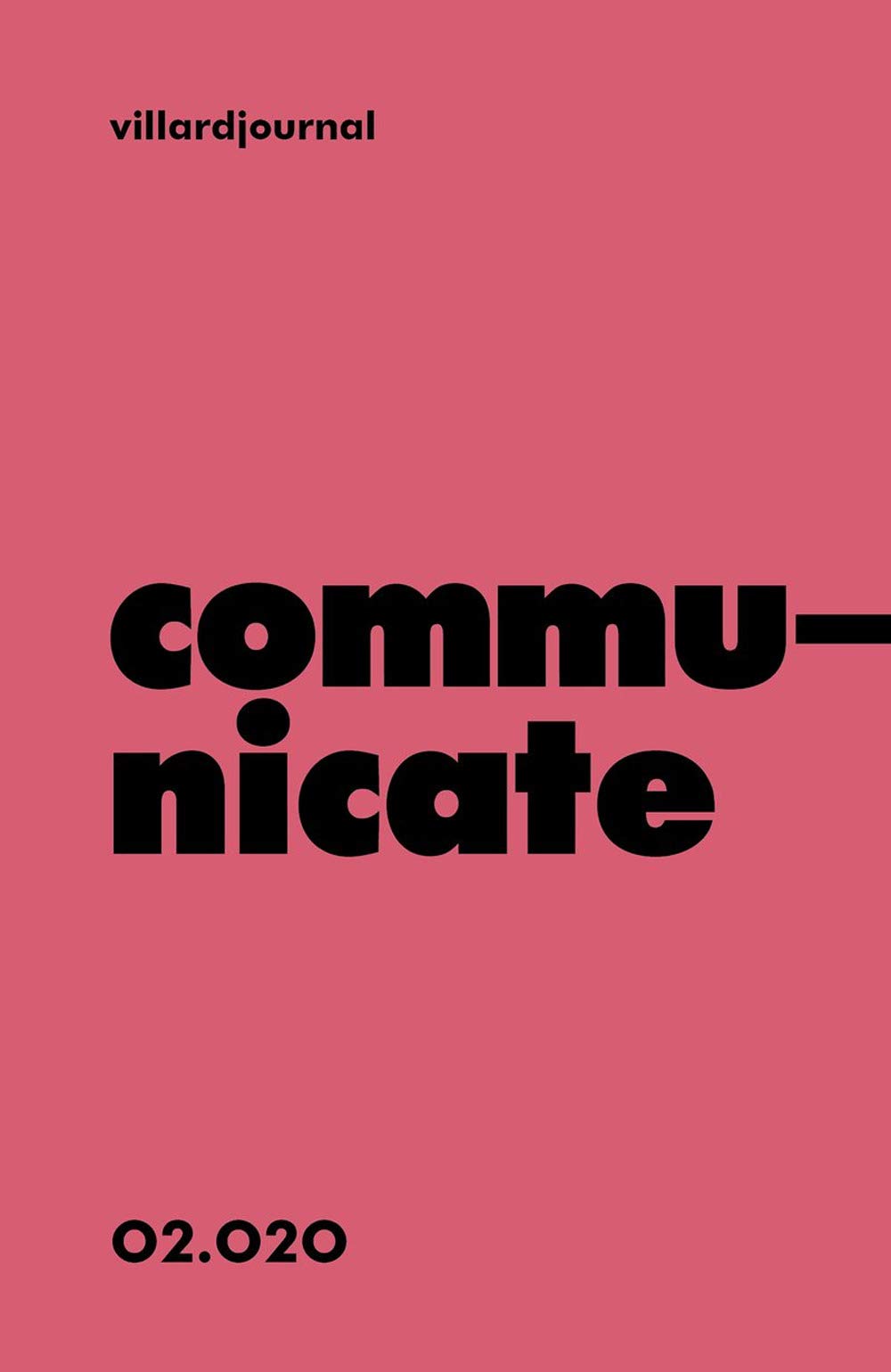Villardjournal 02 -Communicate Architecture