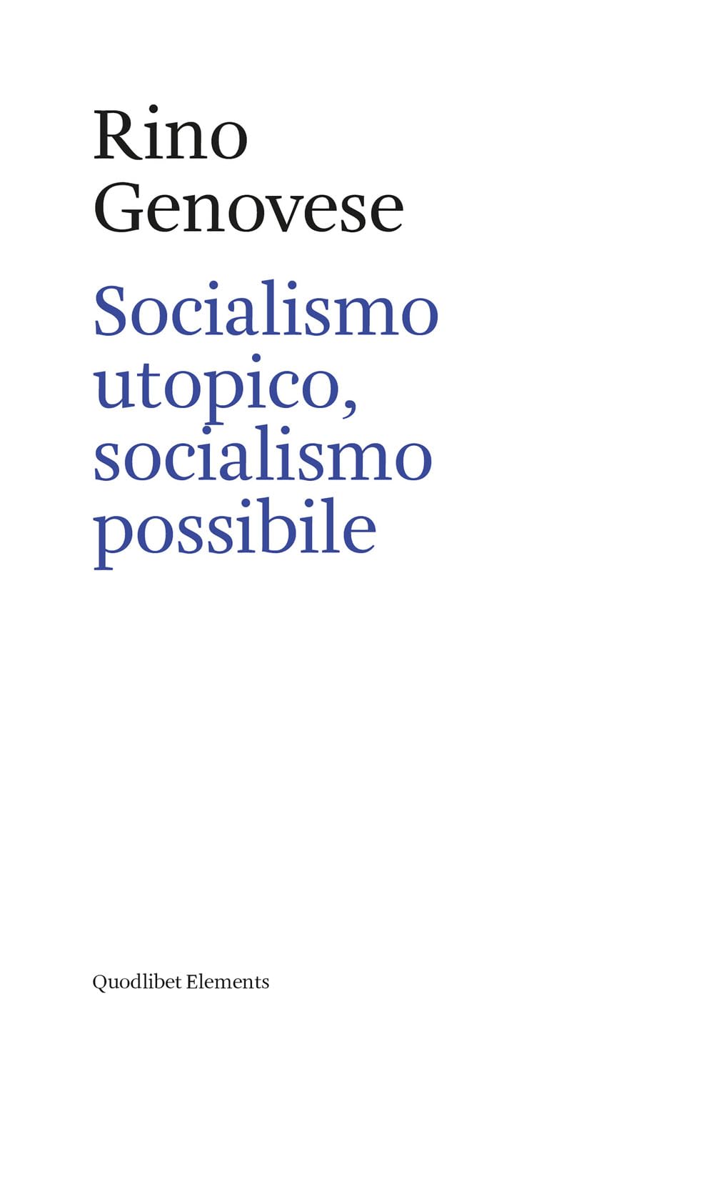 Socialismo utopico, socialismo possibile book