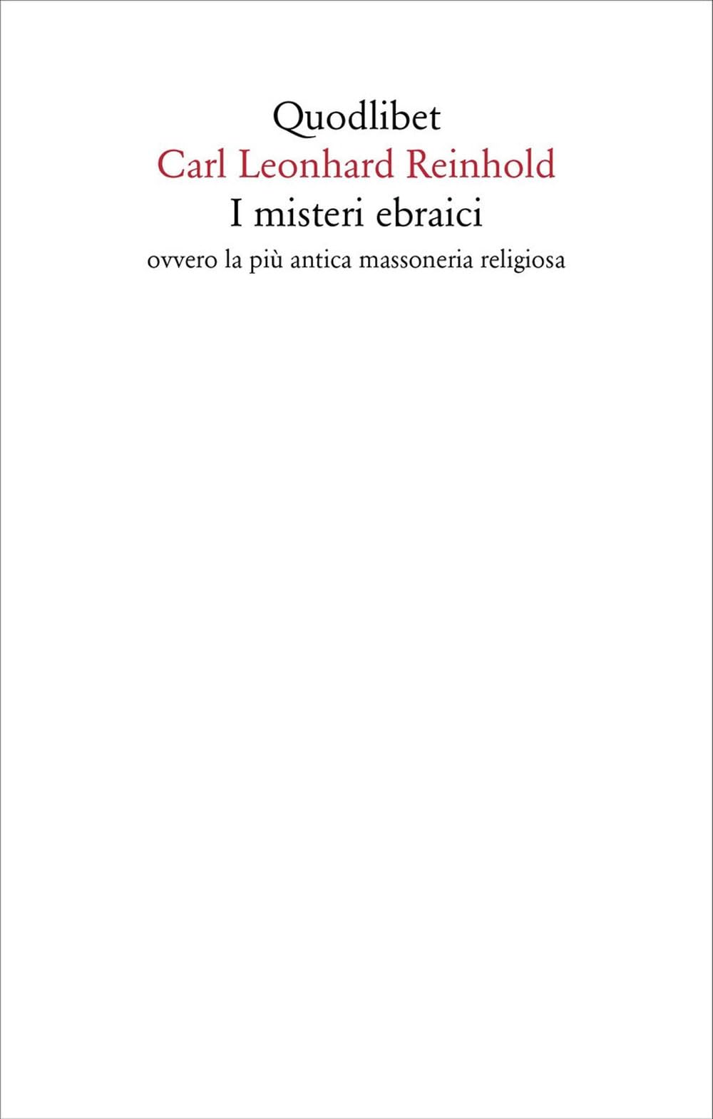 I misteri ebraici ovvero la più antica massoneria religiosa (Saggi) Books