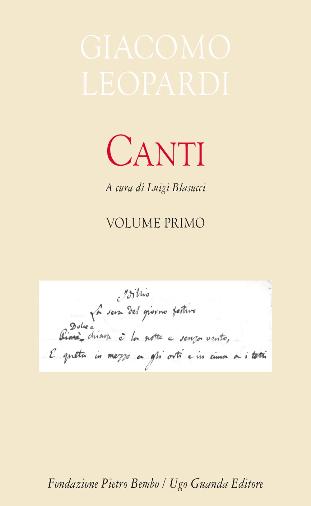 Canti. Vol. 1 Classics