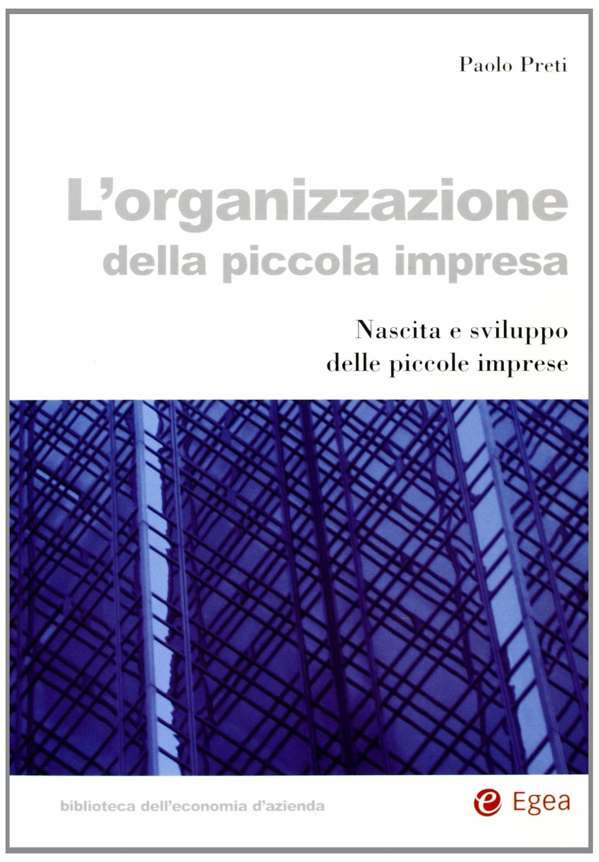 L'organizzazione della piccola impresa: nascita e sviluppo delle imprese minori book