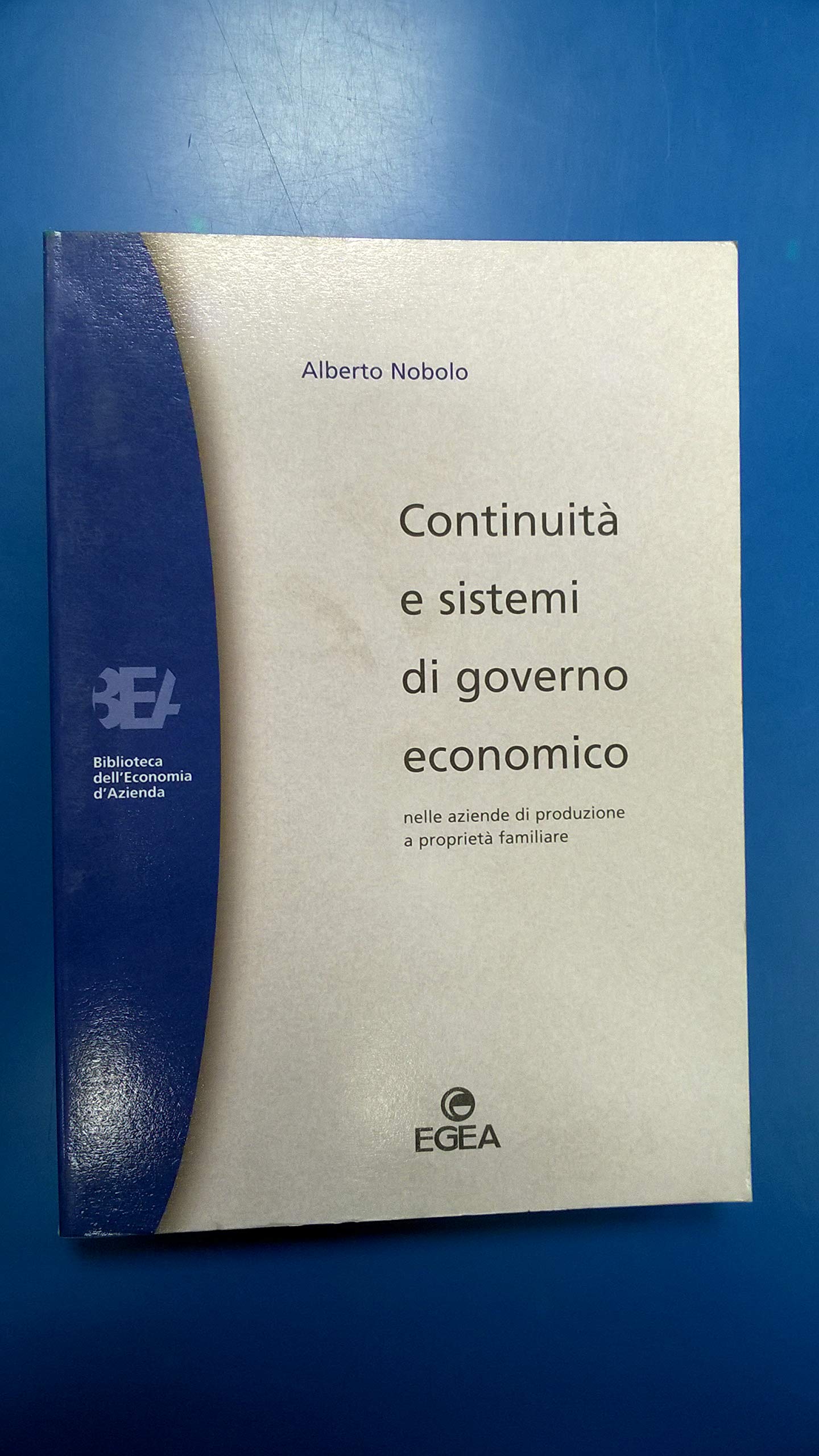 Continuità e sistemi di governo economico nelle aziende di produzione a proprietà familiare book