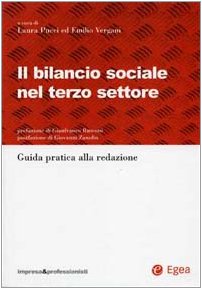 Il bilancio sociale nel terzo settore. Guida pratica alla redazione book