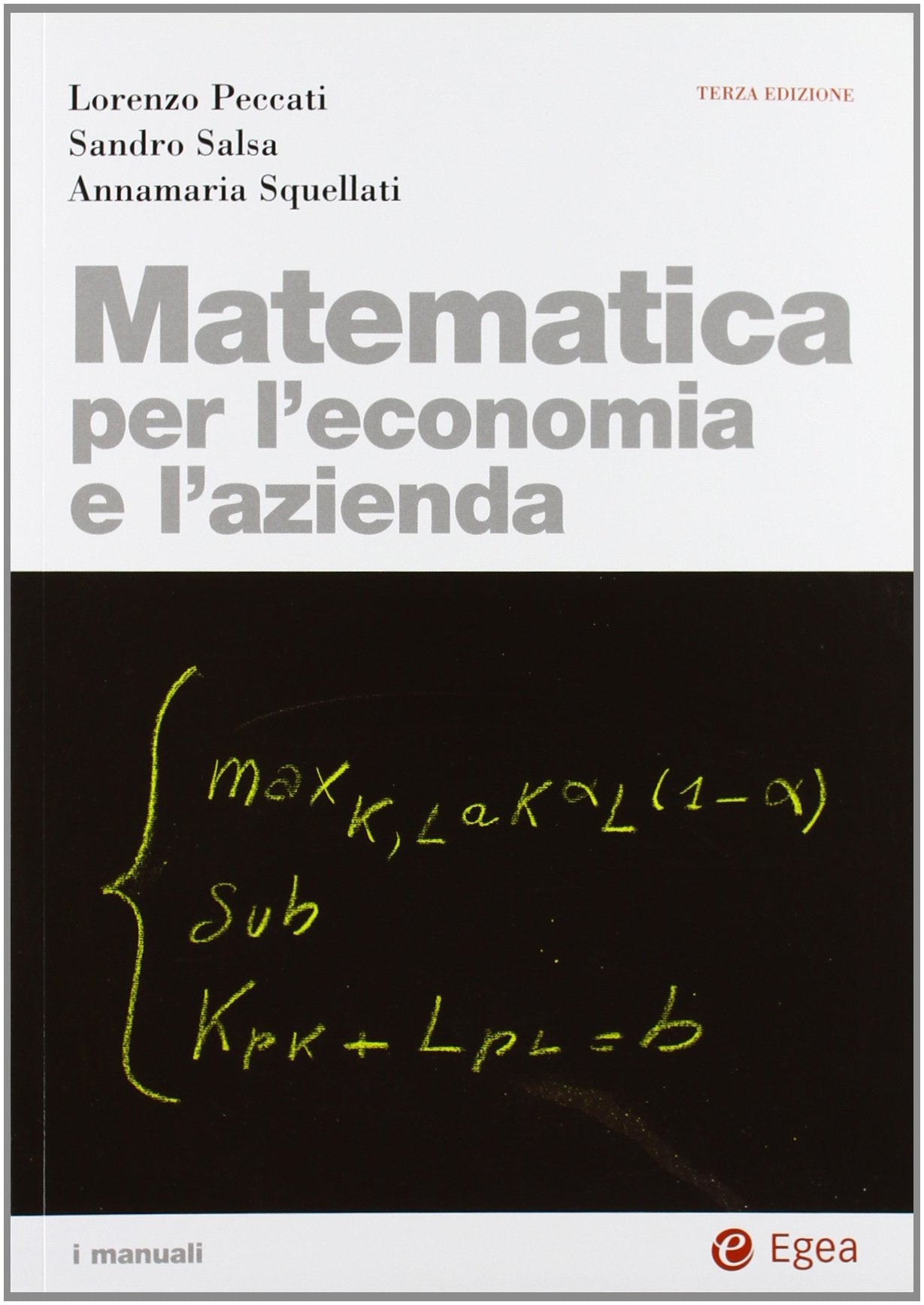 Matematica per l'economia e l'azienda book