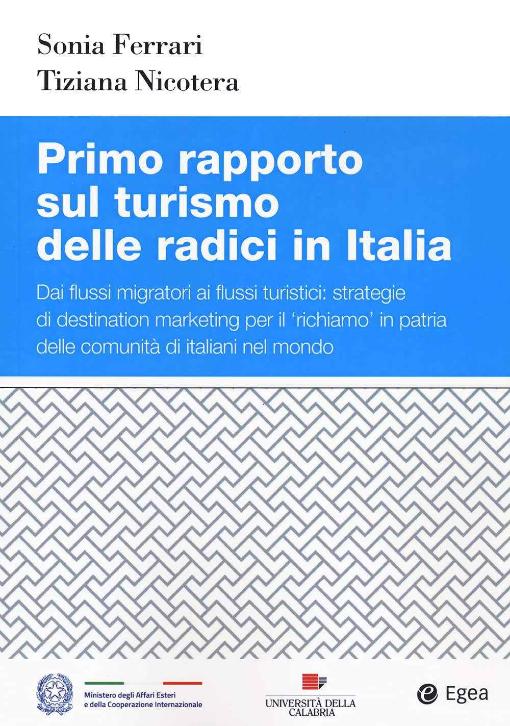 Primo rapporto sul turismo delle radici in Italia. Dai flussi migratori ai flussi turistici: strategie di destination marketing per il richiamo in patria delle comunità di italiani nel mondo book