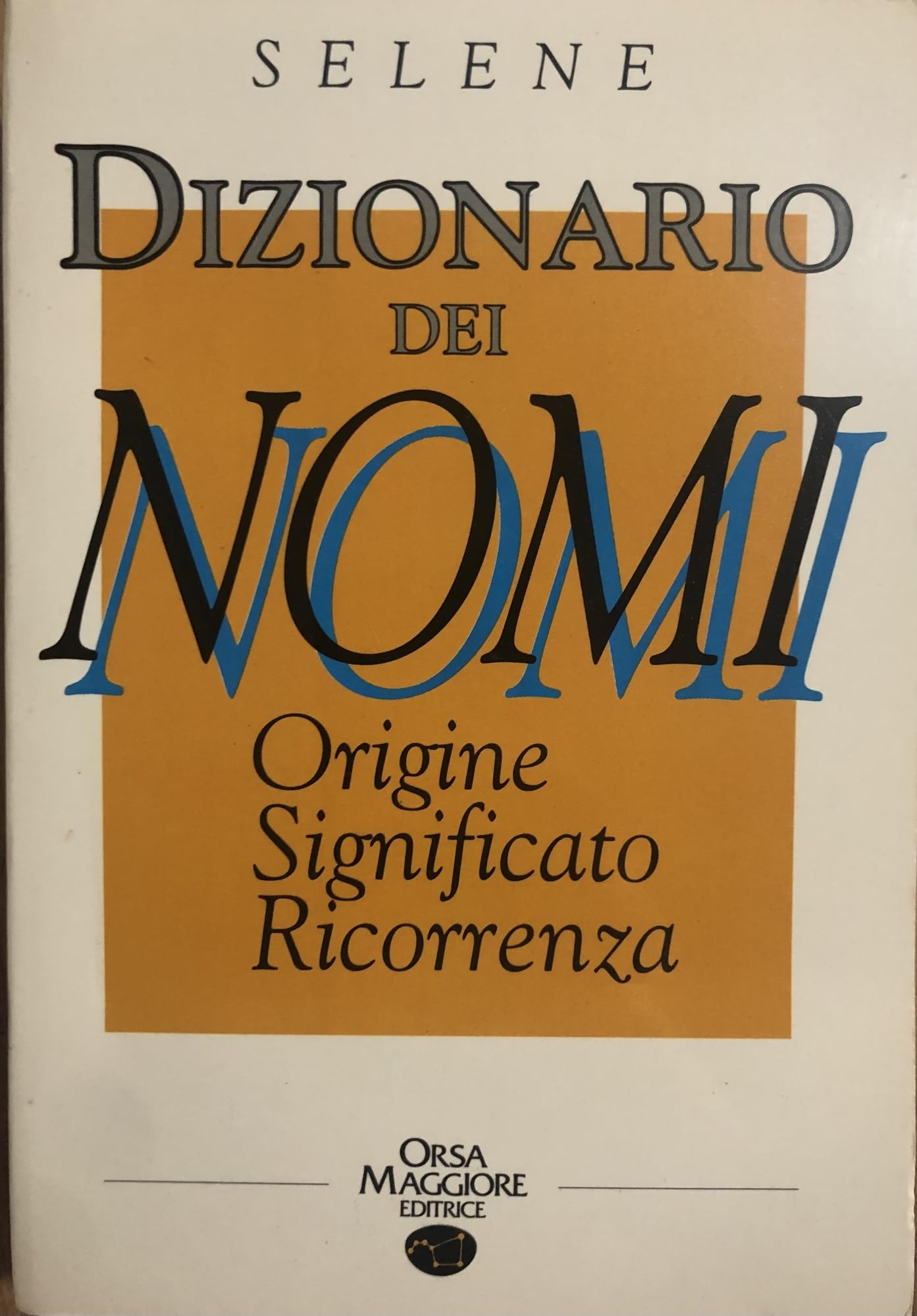Dizionario dei nomi book