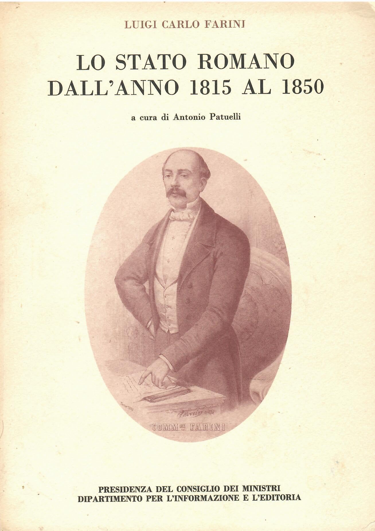Lo stato romano dall'anno 1815 al 1850 book