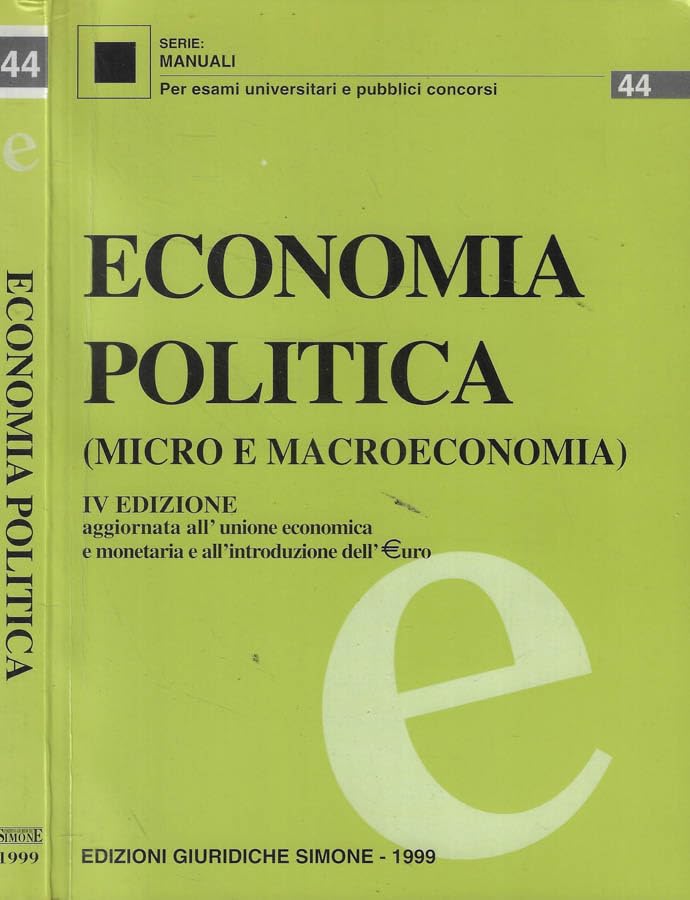 Economia politica. Micro e macroeconomia book