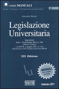 Legislazione universitaria (Manuali giuridici) Law