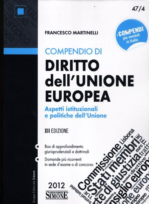Compendio di diritto dell'Unione Europea. Aspetti istituzionali e politiche dell'Unione book