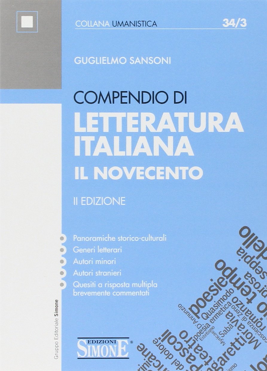 Compendio di letteratura italiana. Il Novecento book