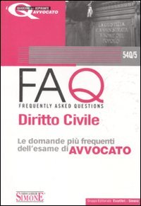 FAQ. Diritto civile. Le domande più frequenti dell'esame di avvocato book