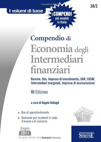 Compendio di economia degli intermediari finanziari book