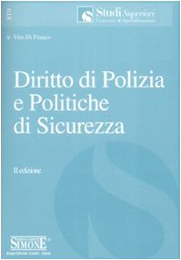 Diritto di polizia e politiche di sicurezza book