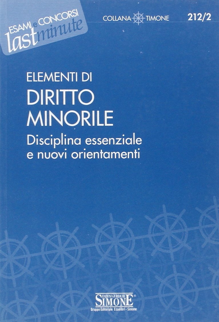 Elementi di diritto minorile. Disciplina essenziale e nuovi orientamenti (Il timone) Young adult books
