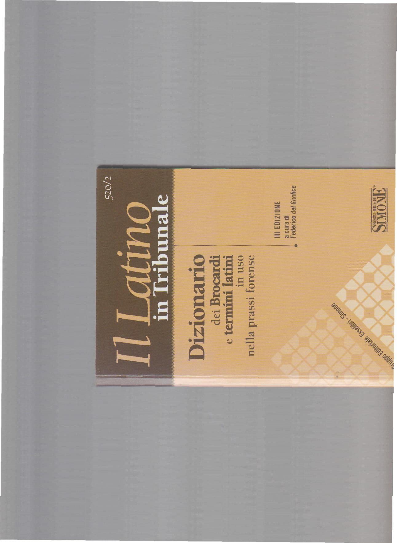 Il latino in tribunale. Dizionario dei brocardi e termini latini in uso nella prassi forense book