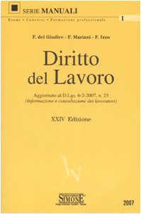 Diritto del lavoro (Manuali giuridici) Law