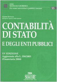 Contabilità di Stato e degli enti pubblici book