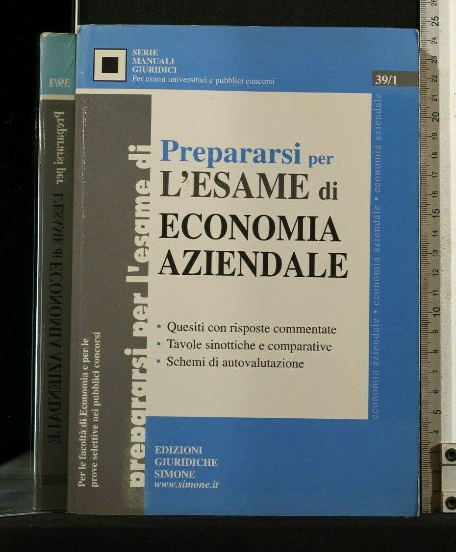 Prepararsi per l'esame di economia aziendale book