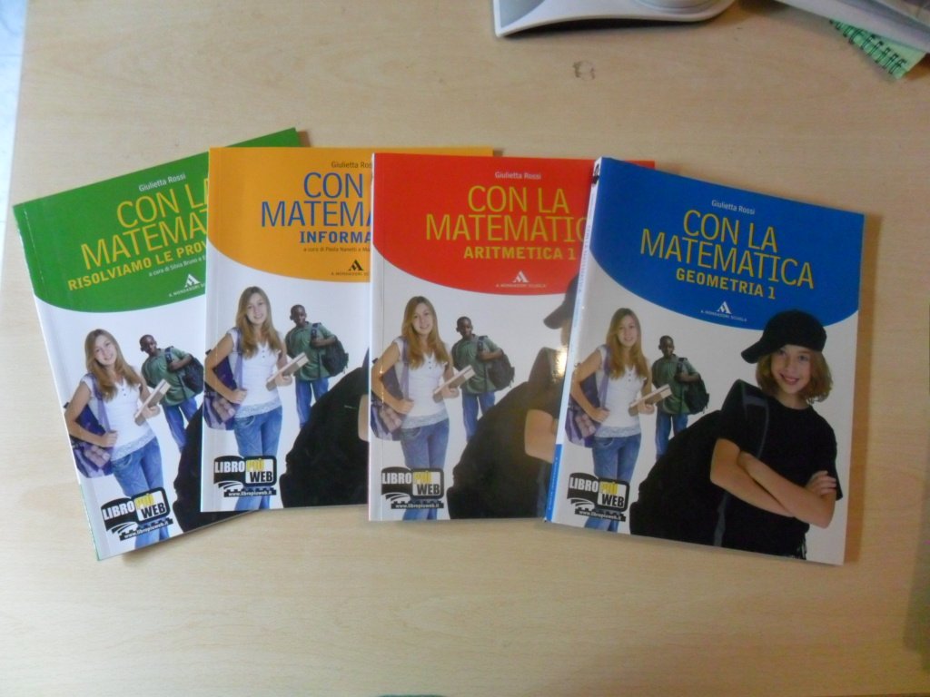 Con la matematica. Aritmetica-Geometria. Con prove nazionali-Informatica. Per la Scuola media. Con espansione online (Vol. 1) book