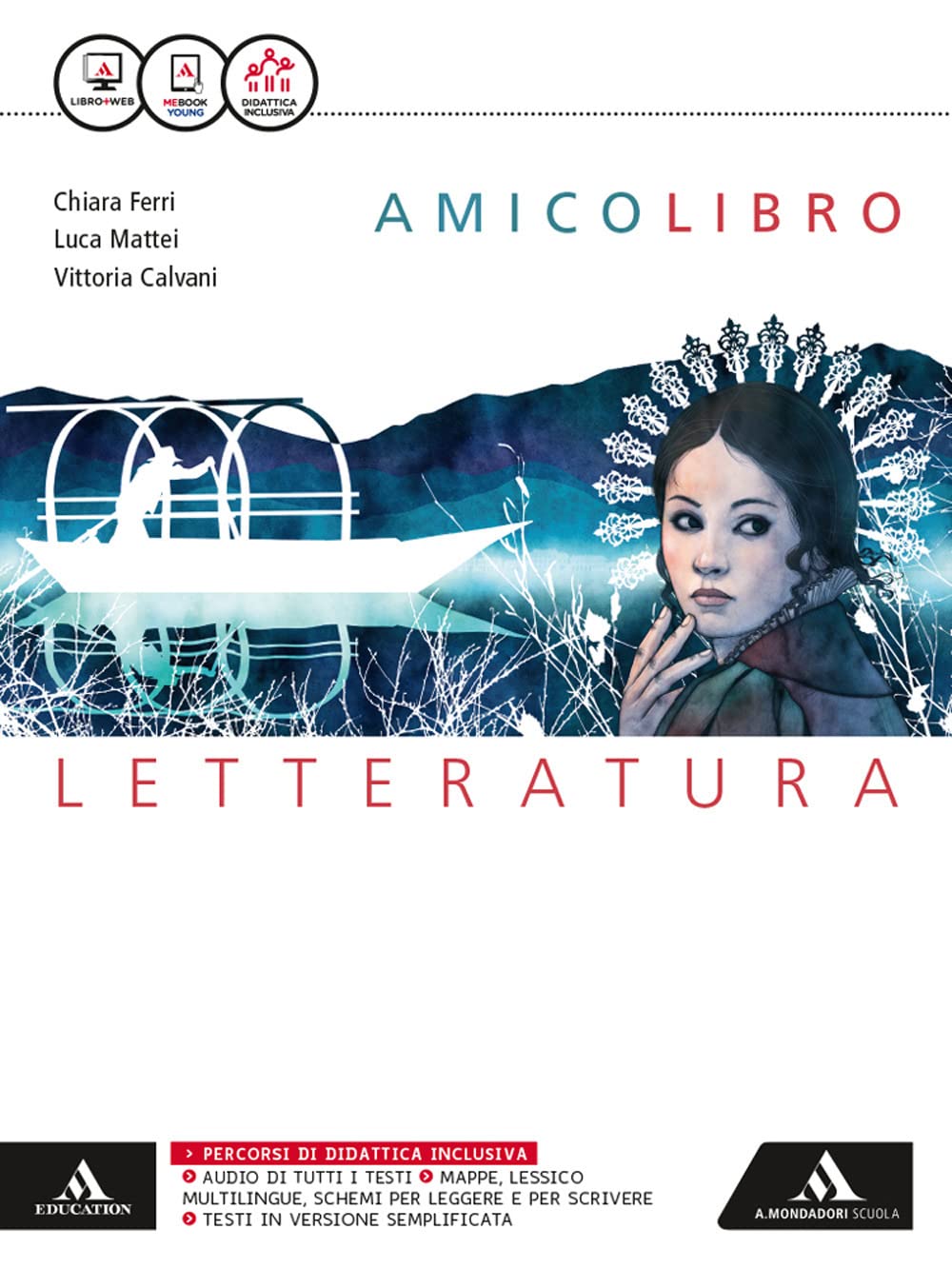 Amico libro. Letteratura. Per la Scuola media. Con e-book. Con espansione online Professional & Reference Books