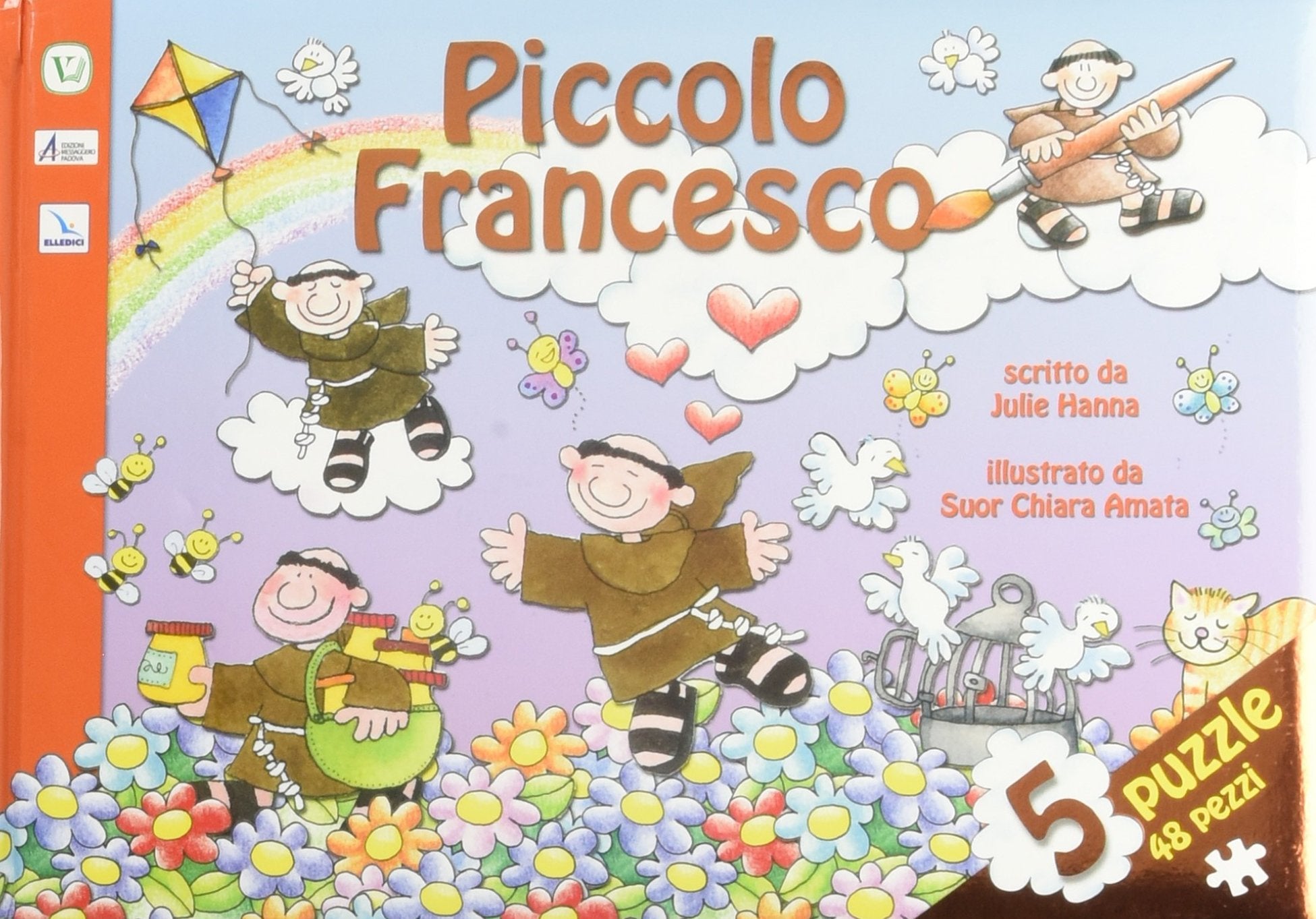 Piccolo Francesco. Ediz. illustrata. Con 5 puzzle book