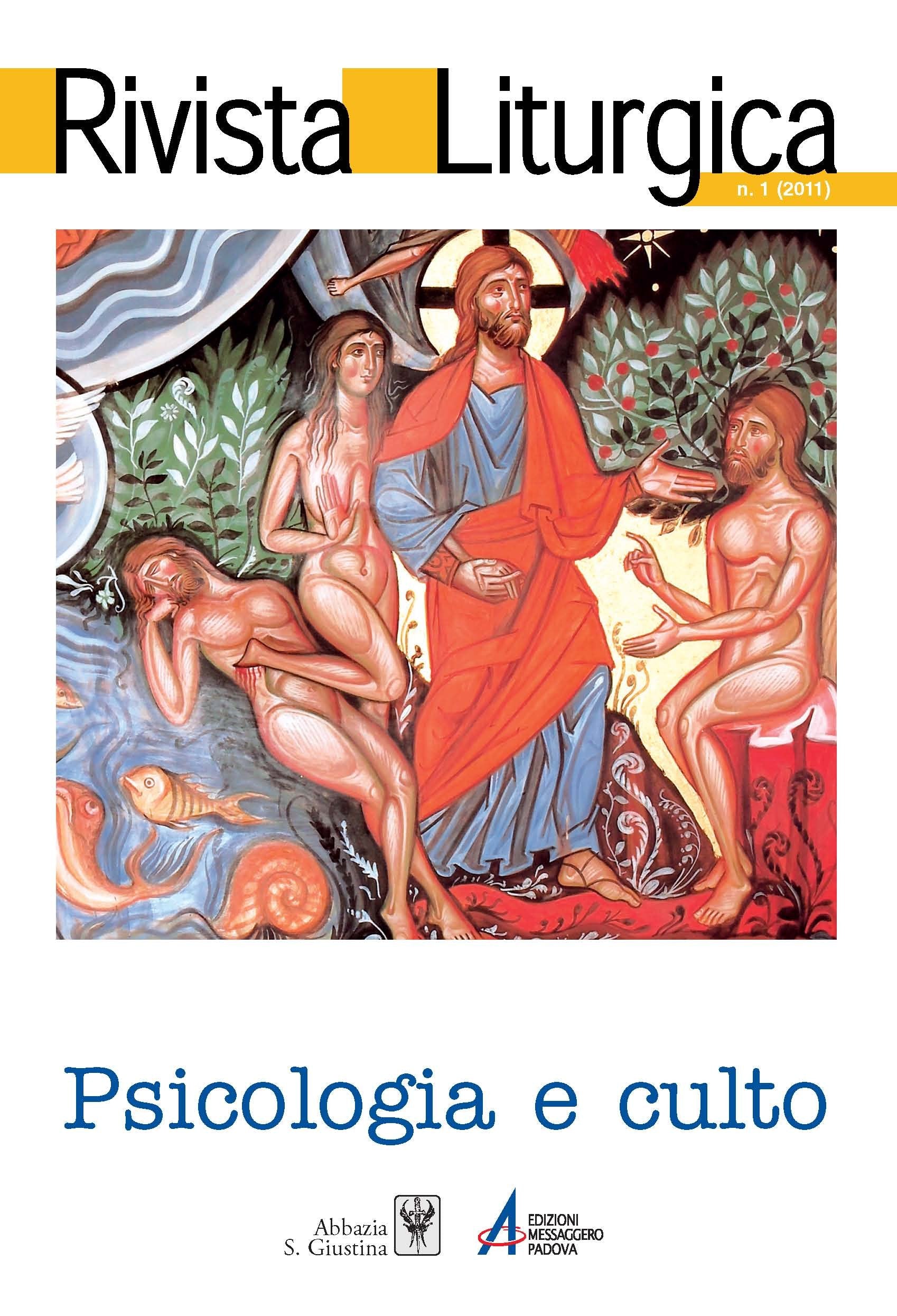 Rivista liturgica. Psicologia e culto (2011) (Vol. 1) Religion & Esotericism
