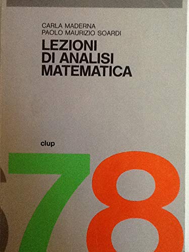 Lezioni di analisi matematica Mathematics