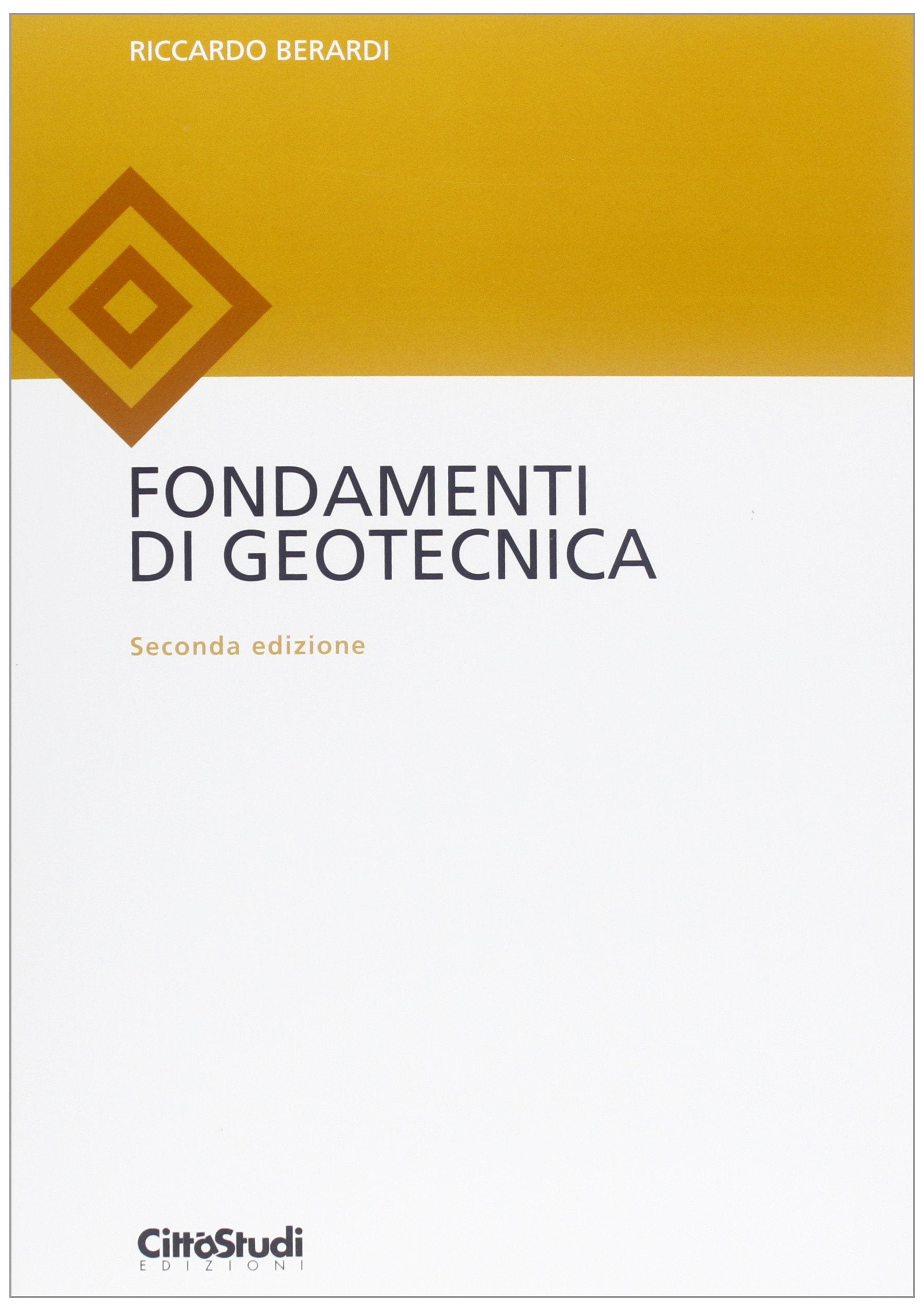 Fondamenti di geotecnica book