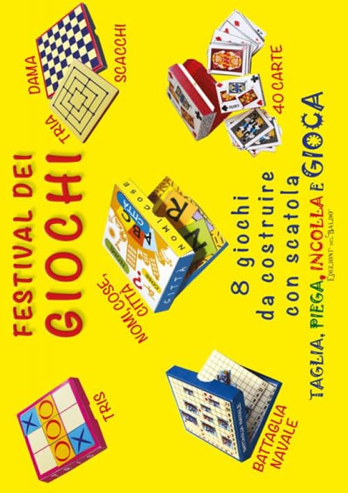 Festival dei giochi. 8 giochi d costruire con scatola (Taglia, piega e incolla) Tiptoi & Games