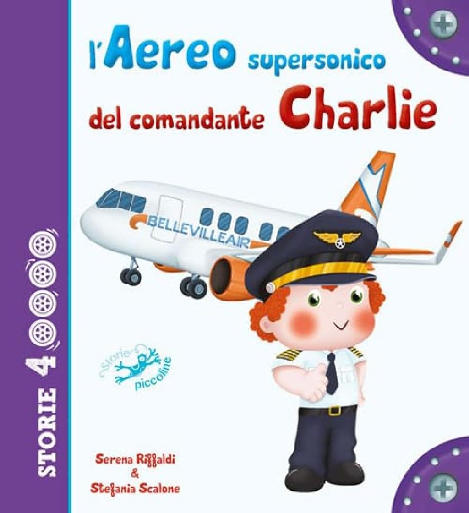 L' aereo supersonico del comandante Charlie Children's books
