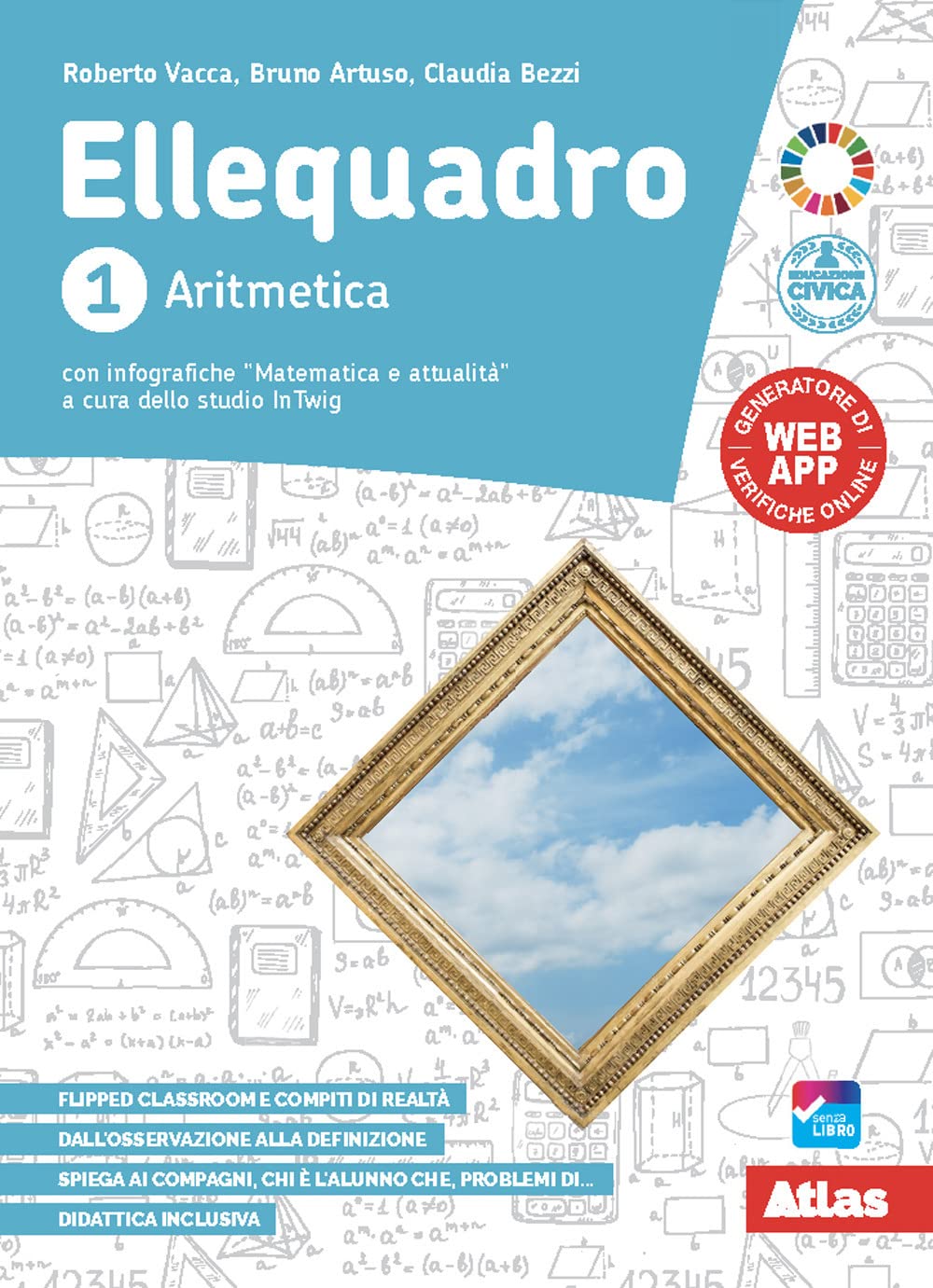 Ellequadro. Aritmetica. Geometria. Per la Scuola media. Con e-book. Con espansione online (Vol. 1) Professional & Reference Books