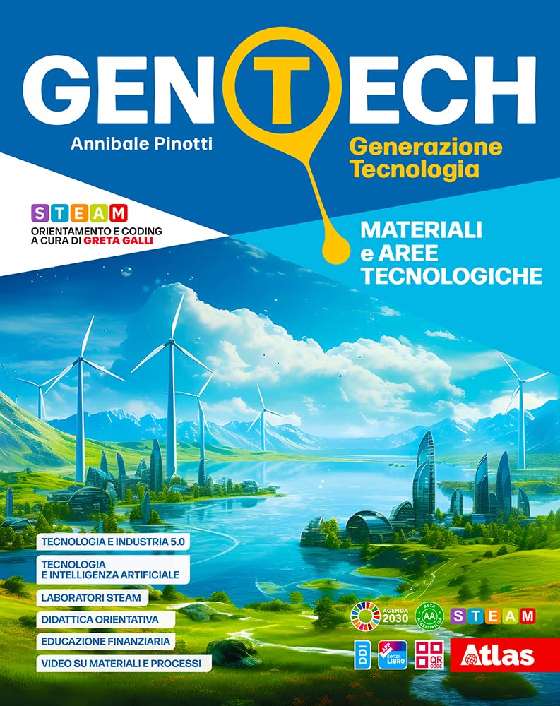 Gen tech. Generazione Tecnologia. Con Materiali e aree tecnologiche, Disegno e Coding, Laboratorio attivo, Tavole per il disegno. Per la Scuola media. Con e-book. Con espansione online book