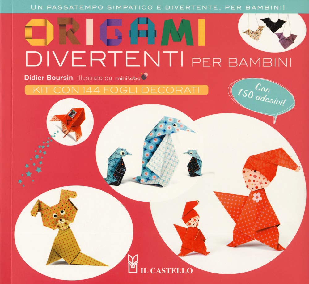 Origami divertenti per bambini. Con adesivi book