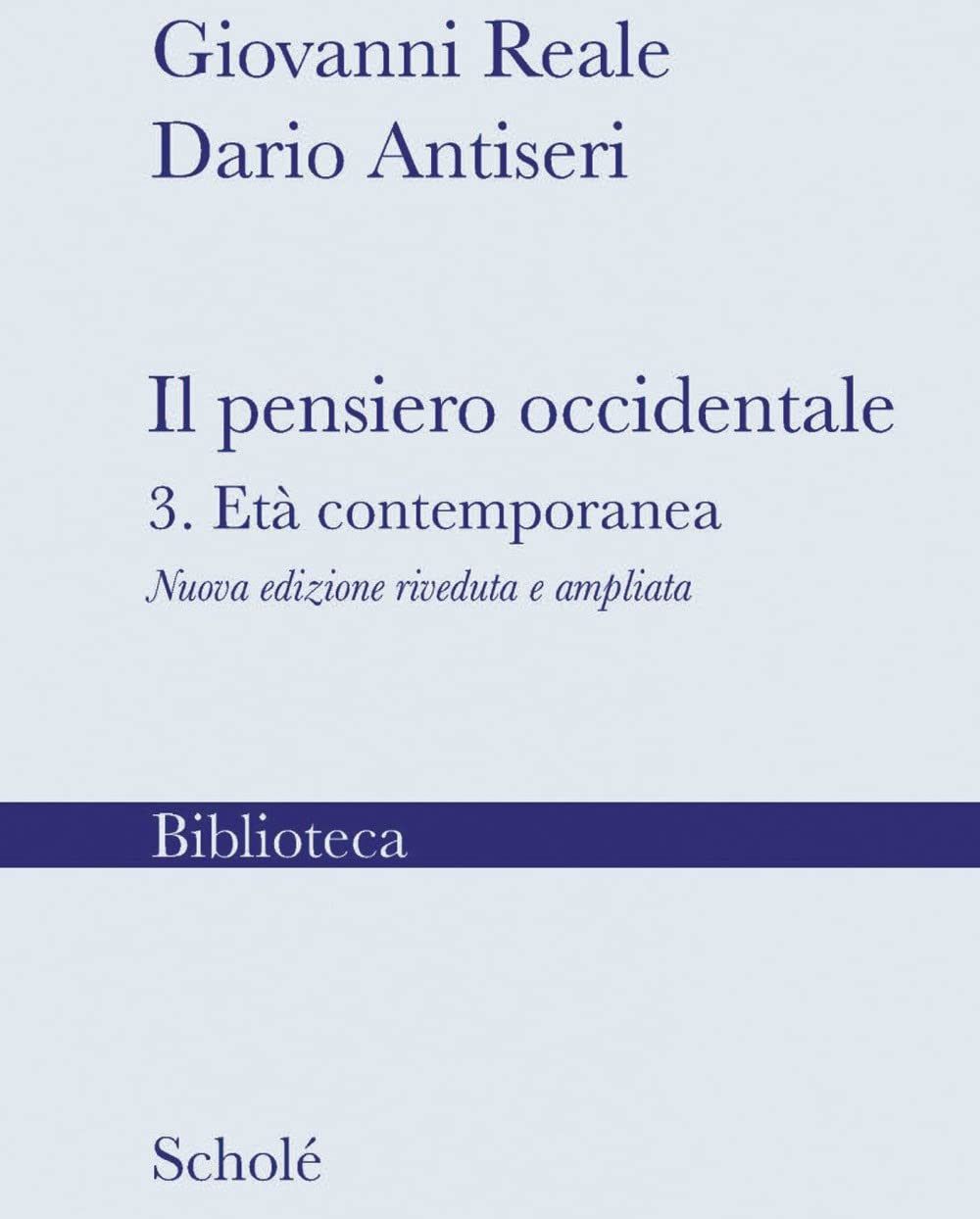 L' età contemporanea Philosophy