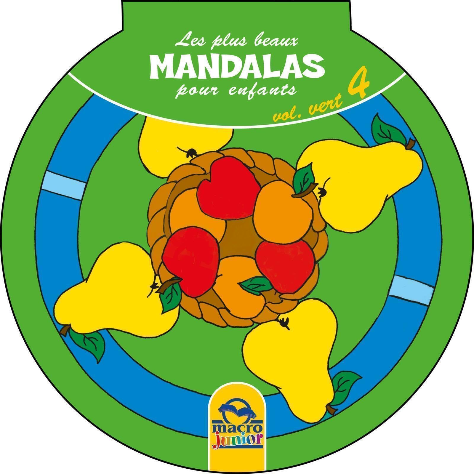 Les plus beaux Mandalas pour les enfants - serie n°1 - Volume Vert_4: Cahier Coloriage book