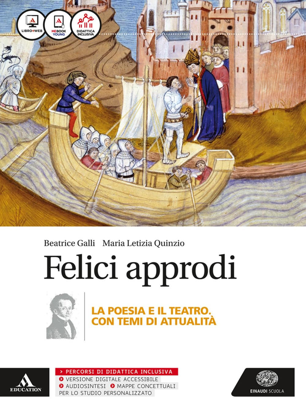Felici approdi. Poesia teatro (senza poesia delle origini). Per le Scuole superiori. Con e-book. Con espansione online Professional & Reference Books