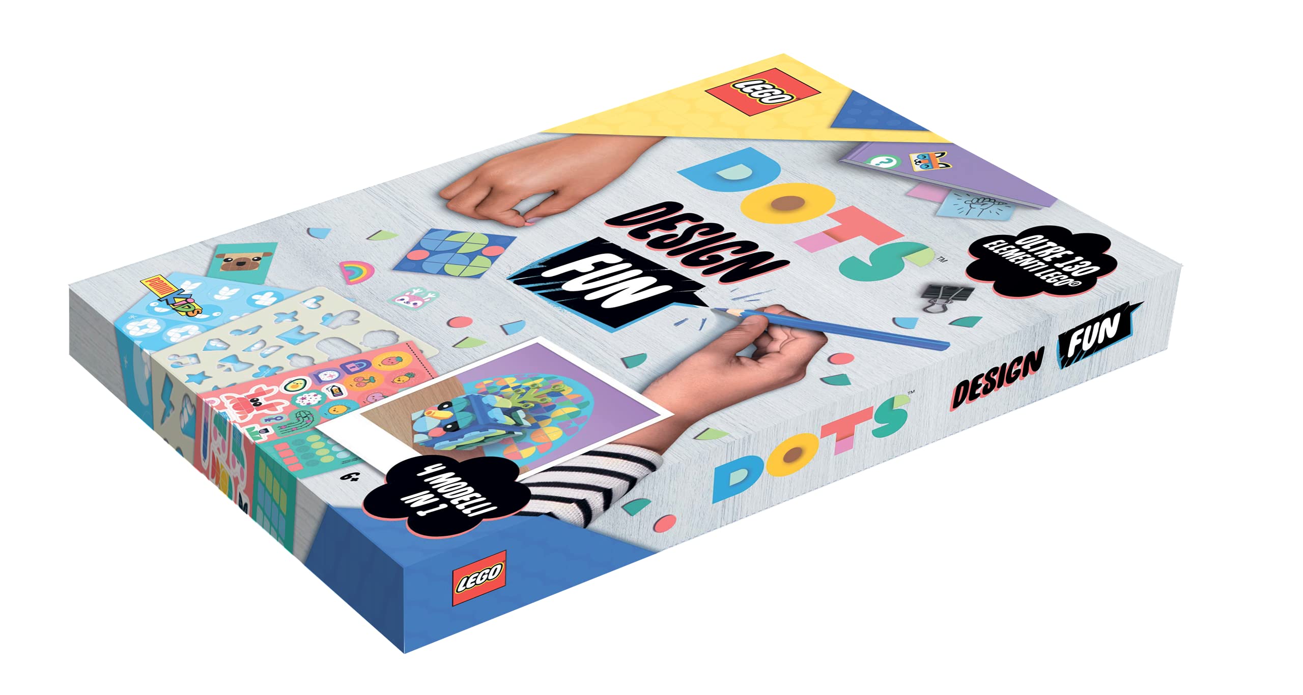 Lego dots design fun. Con Dots. Con set Lego®. Con stencil. Con Adesivi (Panini kids) Non-fiction