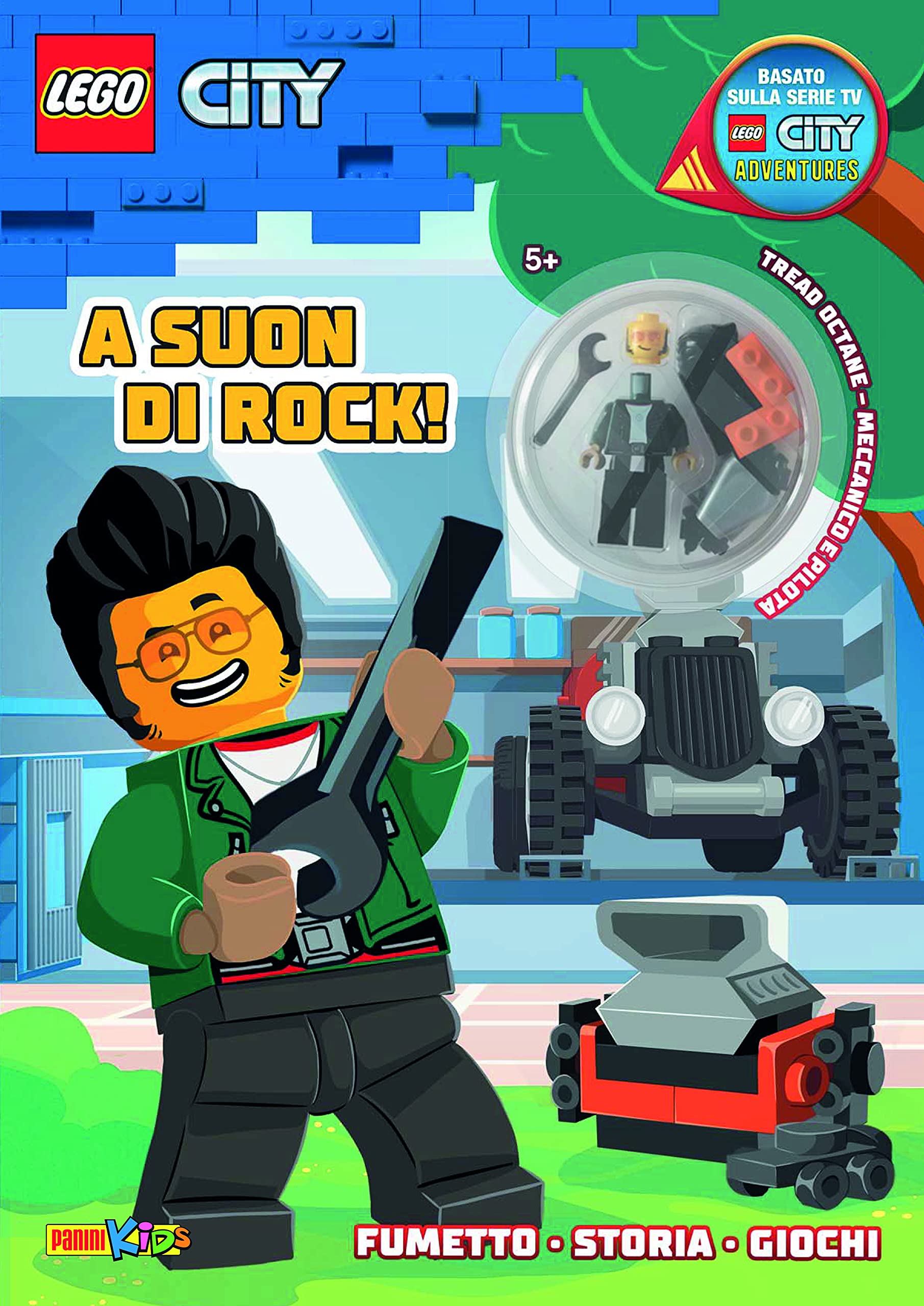 Lego® City: A Suon di Rock! - In regalo: la minifigure LEGO® di Tread Octane! book
